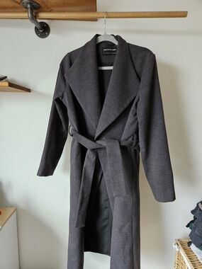 The Fifth Label Charcoal Wrap Coat